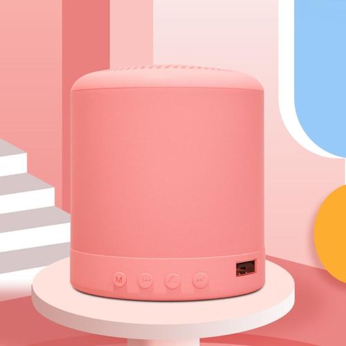 Portable Mini Wireless Bluetooth-compatible Hands-free-Pink