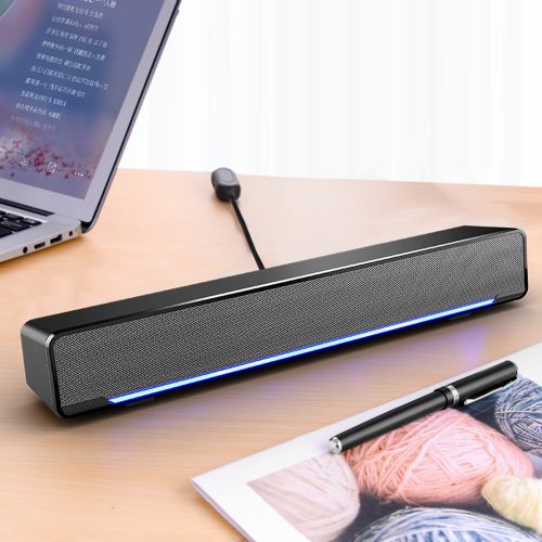 SADA V-196 USB Wired Computer Speaker Bar Stereo Subwoofer