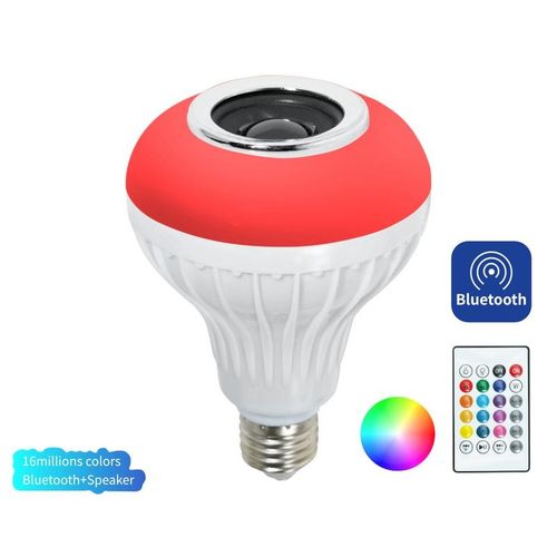 Wireless Bluetooth-compatible E27 B22 LED Light Bulb Music