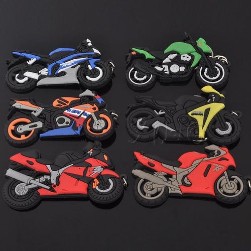 Motorcycle Model Keychain Keyring Key Chain Key Ring Holder For Yamaha HONDA CBR Suzuki Hayabusa Agusta Aprilia Styling-9_PURPLE