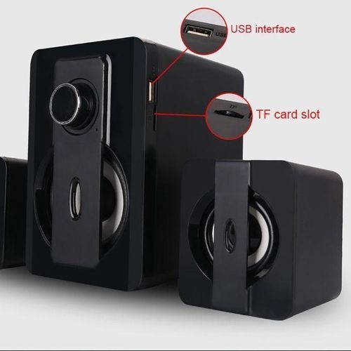 X3000 Stereo Heavy Bass Bluetooth Speaker, Support TF Card / USB / AUX / FM (White)