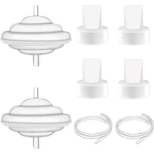 Backflow Protector 2PCS Tubing 2PCS and Duckbill Valves 4PCS Replacement Pump Part Compatible with Spectra S1S29Plus