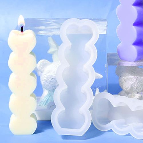 Heart Silicone Candle    Mould  Candle