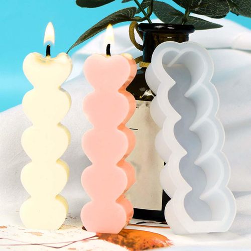 Heart Silicone Candle    Mould  Candle