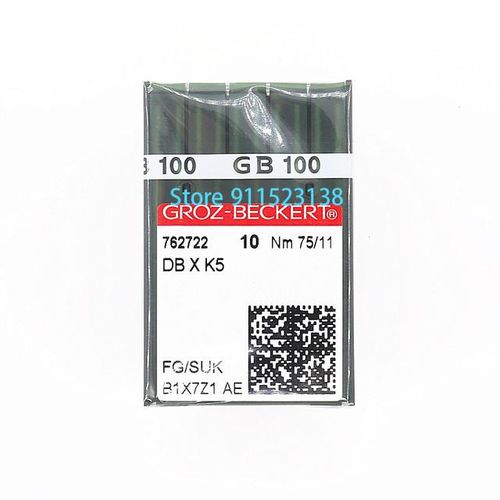 100 Pcs Genuine Groz Beckert Embroidery Needle Fg/suk Dbxk5 Nm 65/9 70/10 75/11 80/12 For Tajima Barudan Swf Embroidery Machine