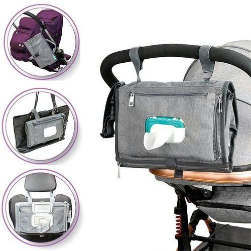 Portable Baby Diaper Changing Pad Foldable Baby Changing Pad with Pockets Newborn Waterproof Travel Diaper Changing Station