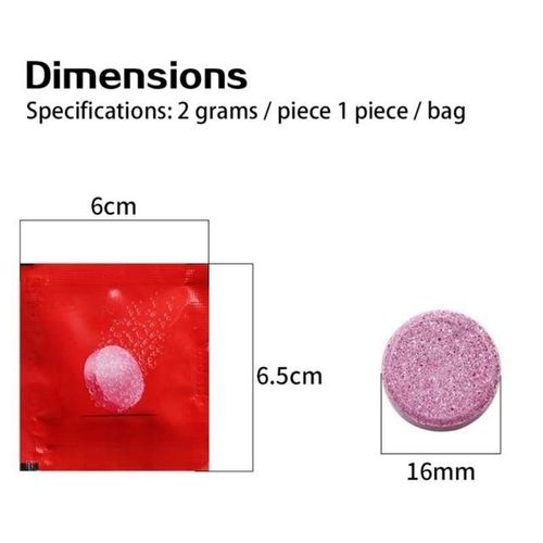 60Pcs Car Effervescent Cleaner Windshield Glass Water Concentrated Tablets Auto Cleaning Tools Car Accessories-20pcs blue_Brown