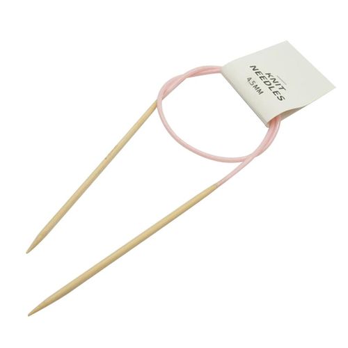 Knitting Needles Bamboo Circular Knitting Needles w/ Colored Tube