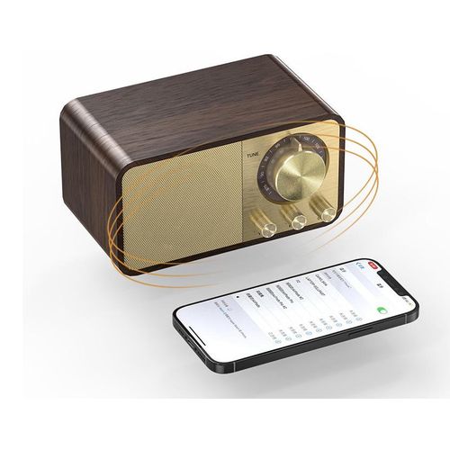 Foreign Trade New Jy66 Retro Bluetooth Speaker Wireless FM Radio Subwoofer Portable Wooden Bluetooth Speaker