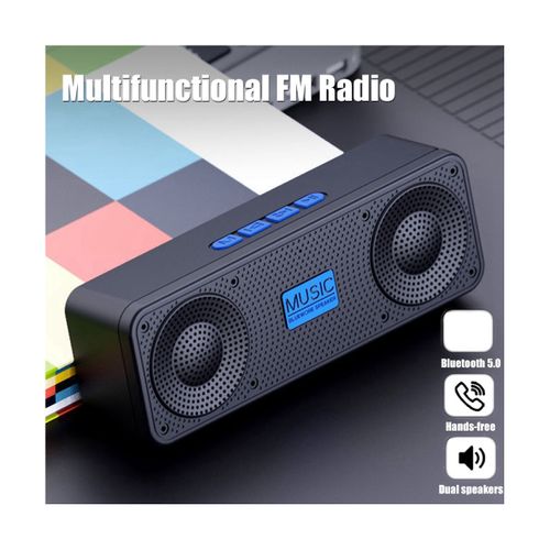 Portable FM Radio Wireless blue tooth 5.0 TWS Speaker Mini M