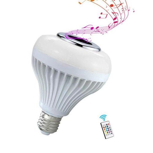 LED Music Light Bulb With Built-in Wireless Speaker