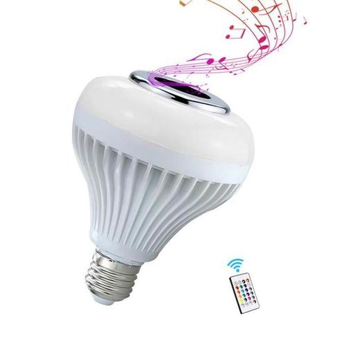 LED Music Light Bulb With Built-in Wireless Speaker