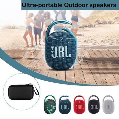 Jbl Clip 4 Wireless Bluetooth 5.1 Mini Speakers Clip4 Portable Ip67 Waterproof Outdoor Bass Speakers With Carry Bag
