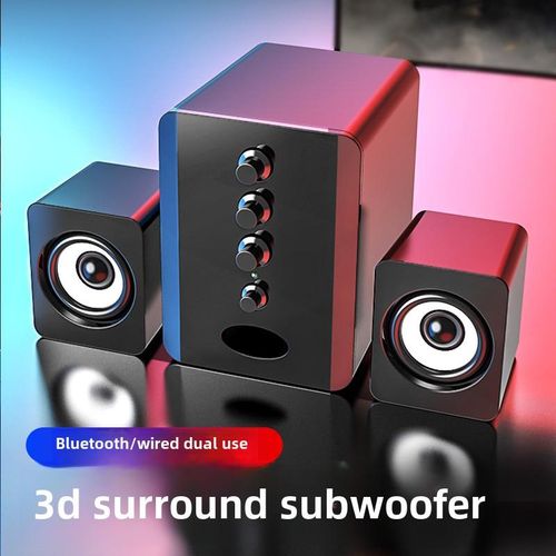 Desktop Computer Speakers Notebook Computer Mini Speaker USB 2.1 Subwoofer