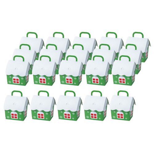 20Pcs Creative Gift Boxes Christmas Bag Paper Present