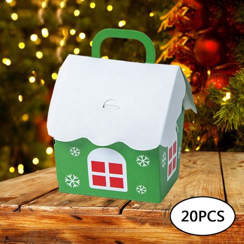20Pcs Creative Gift Boxes Christmas Bag Paper Present