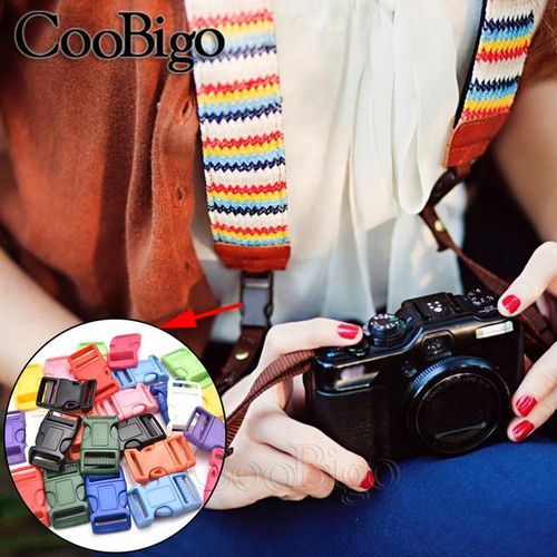 10pcs Side Release Buckle Curved Clasps Contoured Plastic Backpack Webbing Paracord Bracelet Pets Collar Strap 20mm