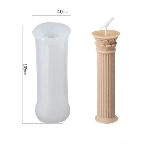 3d Candle Silicone Mold Roman Column Shape Ancient Greek Pillar Candle Molds Diy Candle Soap Craft Making Tool