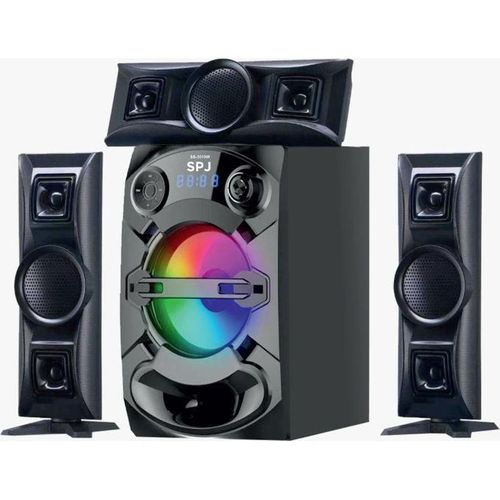 SPJ  3.1 Channel Home Audio System / Sub Woofer- Black.(2 YRS WRTY)