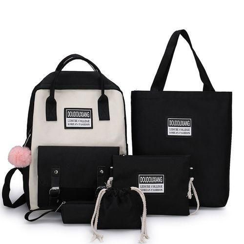 4PcsSet  Large Capacity Mummy Maternity Baby Diaper Bag Travel Changing Nappy Stroller Bag Women Backpack Waterproof