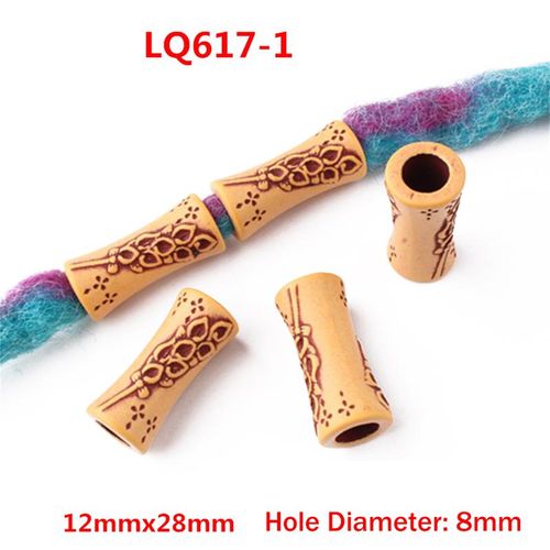 13pcs/set Plastic Beads For Hair African Braids Spiral Hairpins For Women Girls Dreadlocks Hair Clips Rings Accessories