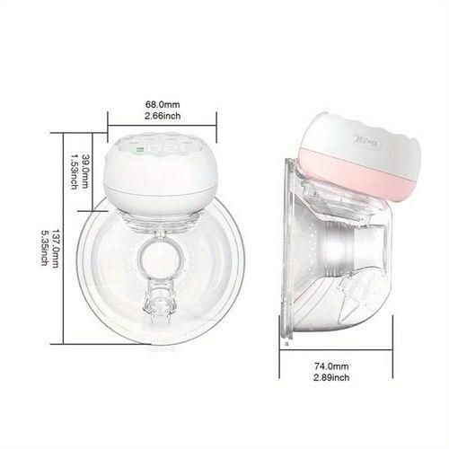 Electric Fully Automatic Breast Pump Portable Wearable Doublesided Handsfree Breast Pump Essential Items for Home and