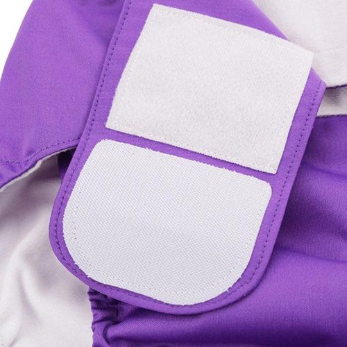 Elderly Washable Absorption Incontinence Diaper Adult Cotton Purple