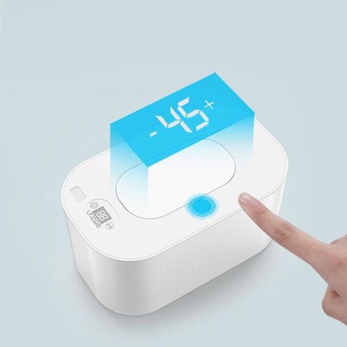Wipe Warmer Dispenser One Hand Operation  Portable White