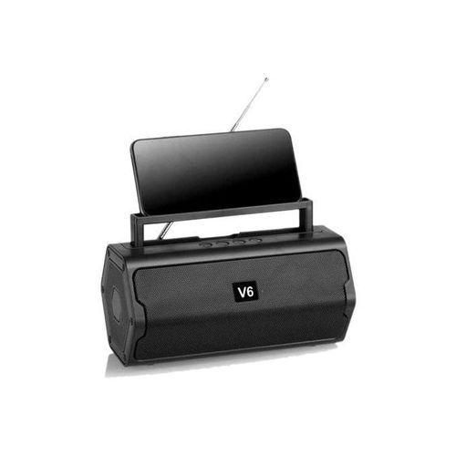 V6 Pro Bass Wireless Bluetooth Speaker -Black