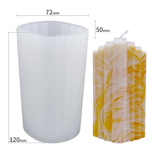 Diy Long Spiral Pillar Candle Molds For Making Romantic Candle Dinner Wax Silicone Mould Craft Supplies Home Decor