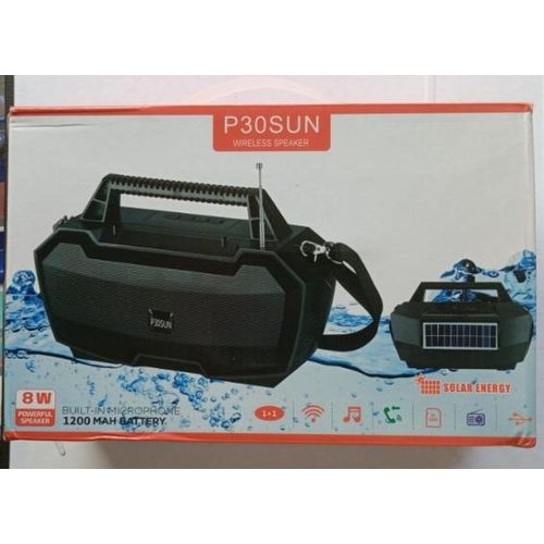 Rechargeable FM/SD Radio Wireless Speaker P30 SUN