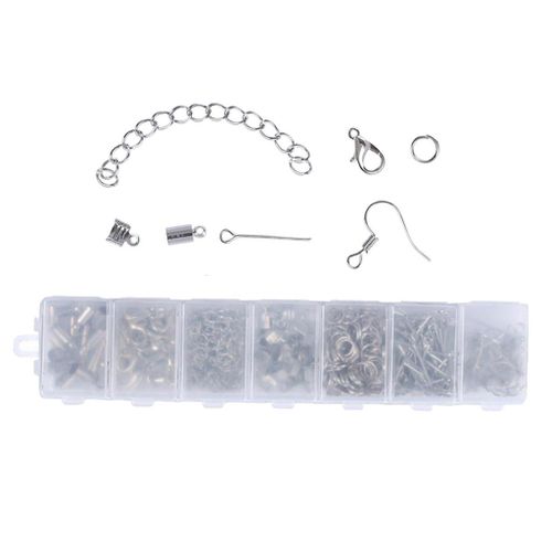 1Box Jewelry Making Supplies Kit With Earring Hooks, Lobster Clasp,