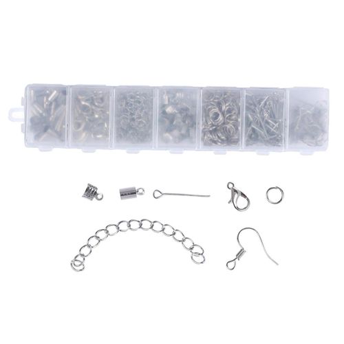 1Box Jewelry Making Supplies Kit With Earring Hooks, Lobster Clasp,