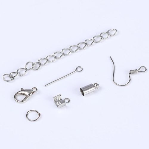 1Box Jewelry Making Supplies Kit With Earring Hooks, Lobster Clasp,