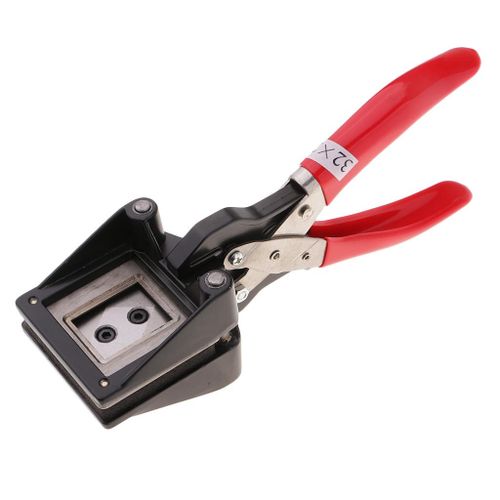 Handheld 25mm X 32mm Cutter Photo ID Card Die Cutter Punch