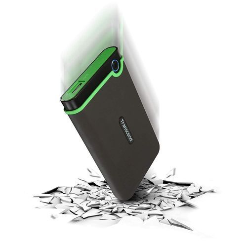 Transcend External Hard Drive 2TB Shock Resistance External - Black