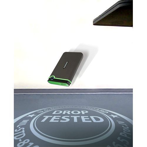 Transcend External Hard Drive 2TB Shock Resistance External - Black