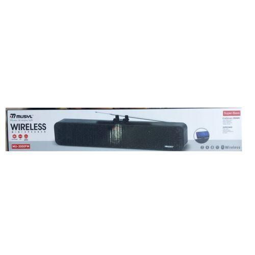 Bluetooth Hype Bar Wall Mountable Speaker -Black