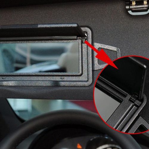 For Mercedes W212 Car Sun Shade Visor Makeup Cosmetic Mirror Cover Replacement For Benz E class E200 E260 E300 E400 2128108100-right Nut Beige_Red