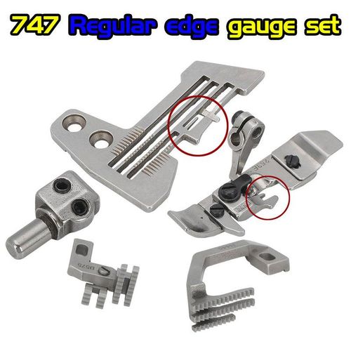 E809 H445 P101 Kg142 For Siruba Jack Overlock 747 Four-Thread Sewing Machine Needle Position Catcher Gauge Set