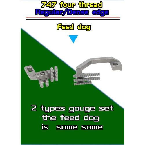 E809 H445 P101 Kg142 For Siruba Jack Overlock 747 Four-Thread Sewing Machine Needle Position Catcher Gauge Set