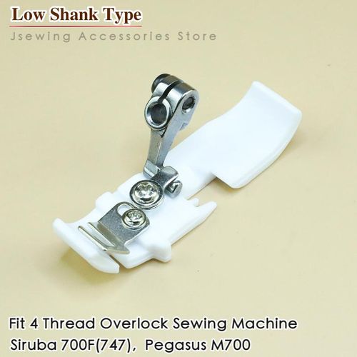Plastic Shoulder Strap Presser Foot For Overlock Sewing Machine Accessories Fit Siruba 700f 988 Pegasus M700 M800 Low/high Shank
