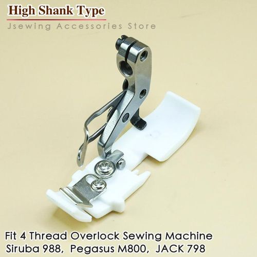 Plastic Shoulder Strap Presser Foot For Overlock Sewing Machine Accessories Fit Siruba 700f 988 Pegasus M700 M800 Low/high Shank
