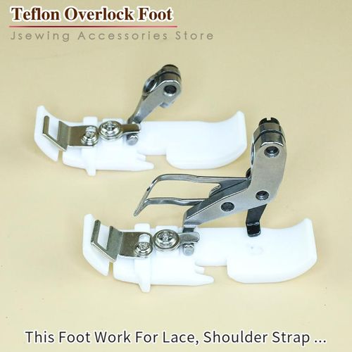 Plastic Shoulder Strap Presser Foot For Overlock Sewing Machine Accessories Fit Siruba 700f 988 Pegasus M700 M800 Low/high Shank