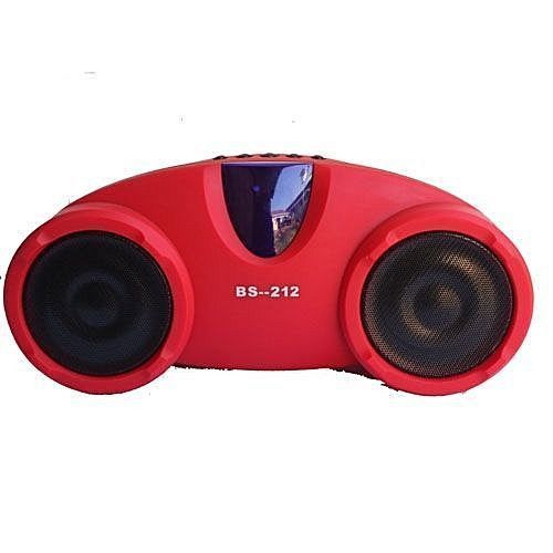 Wireless Bluetooth Speaker With Sound -Red
