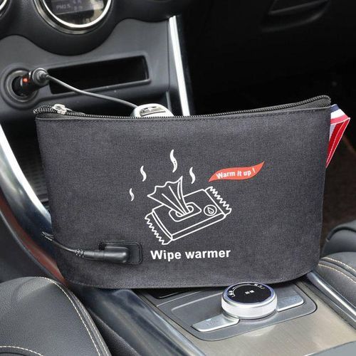 Car Auto Portable Baby Wipe  Bags Napkin Thermostat Heating