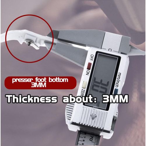 T253e Base 3mm 4mm For Pegasus And Siruba Overlock Four Thread Sewing Machine Presser Foot Bottom