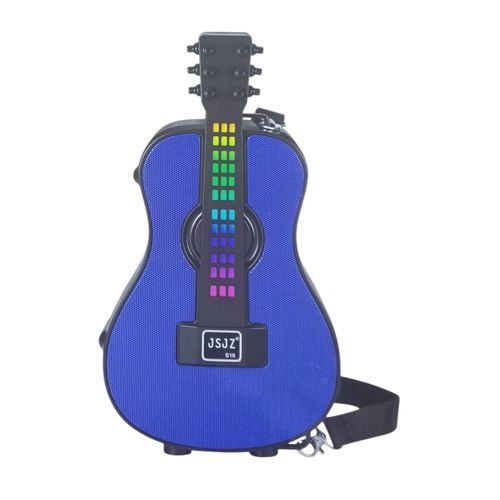 Guitar-Shaped Bluetooth Speaker - Multi Color