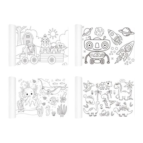 Coloring Paper Roll DIY Coloring Paper Pastoral Pasture