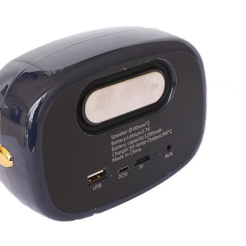 Wireless Bluetooth Speaker,FM/AM/SW - Golden,Blue